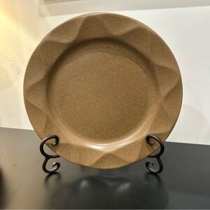 Dansk Origami Sandstone Set (6) Salad Plates wave 9 5/8” Japan